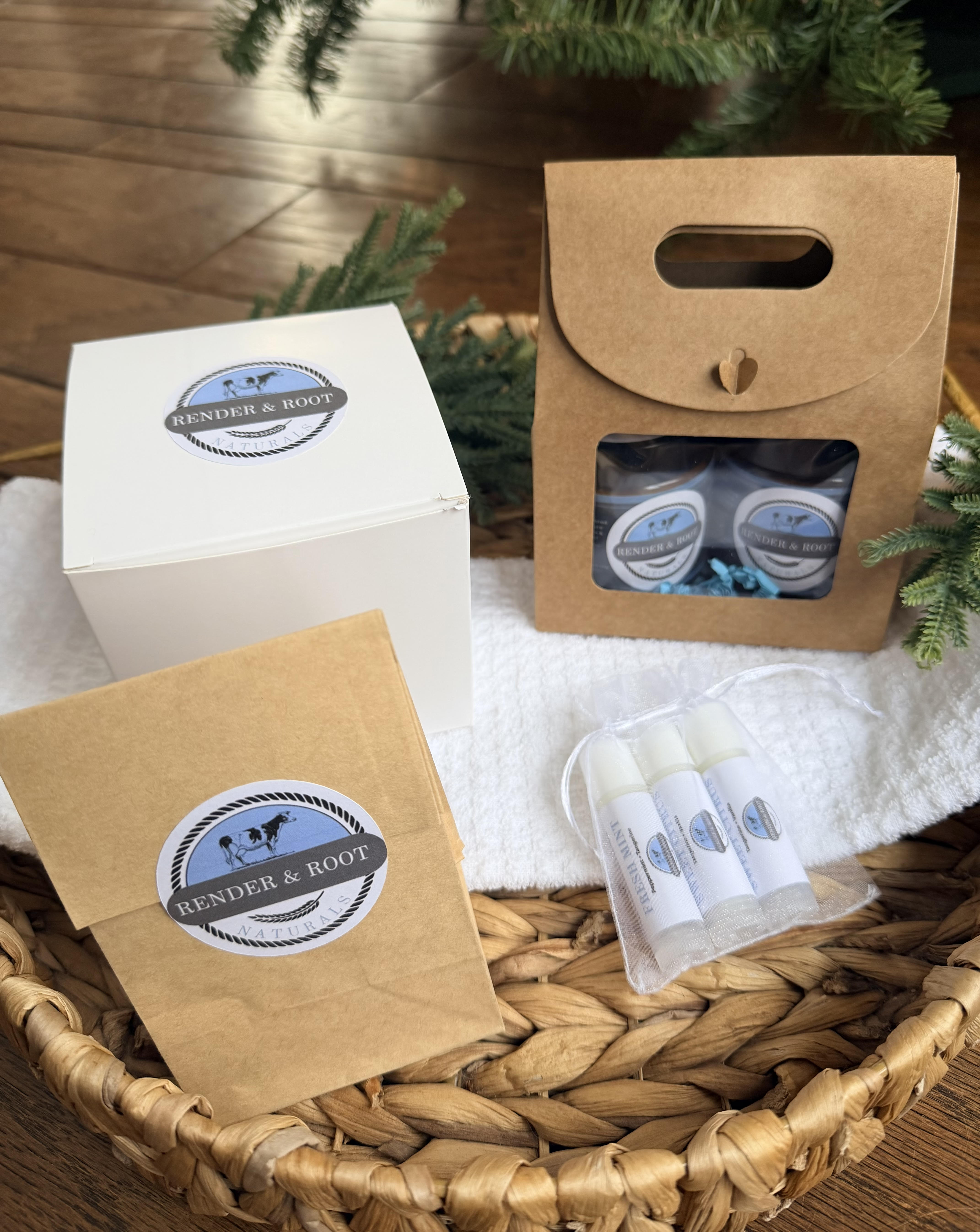 Render & Root Naturals product collection showcase